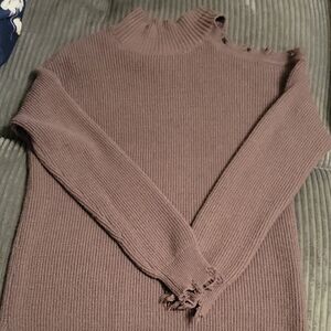Maurices Deep Purple Turtleneck Sweater
